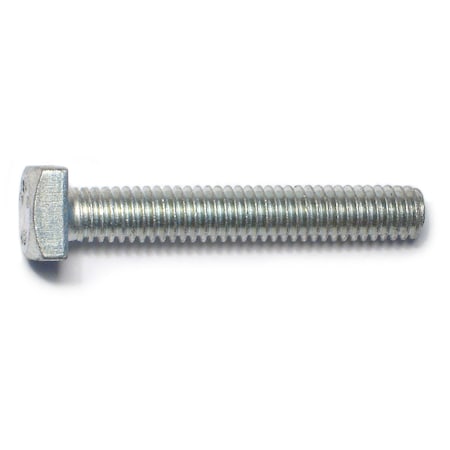 Midwest Fastener Square Head Bolt, Steel, Grade 2, Zinc Plated, 5/16"-18 Thread Size, 2" Lg, 10 PK 71706